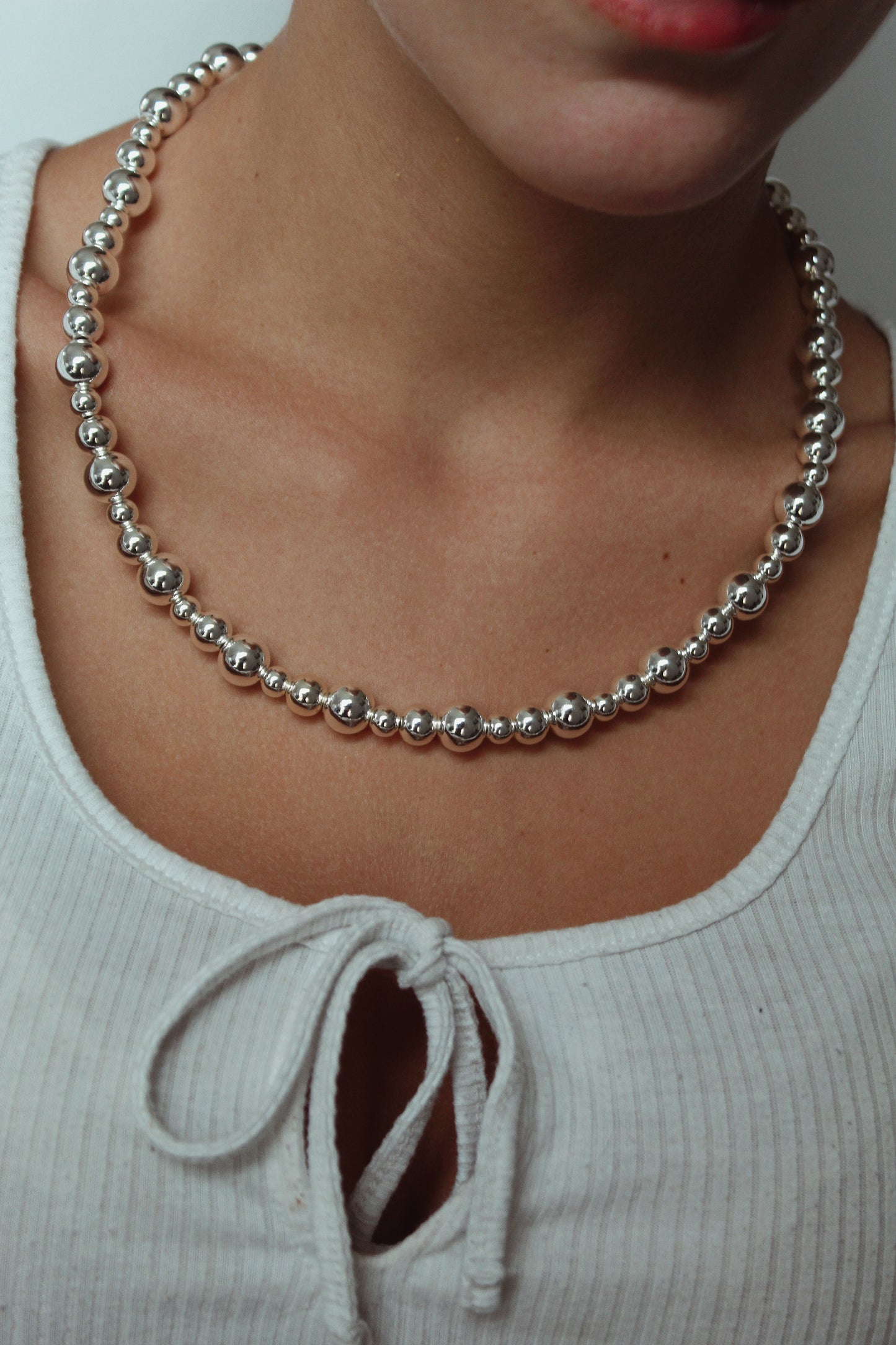 Kris Bead Necklace - Droplet Pattern