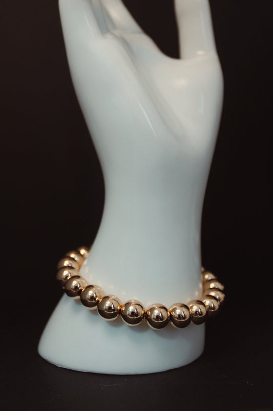 Gold Kris Bead Bracelet