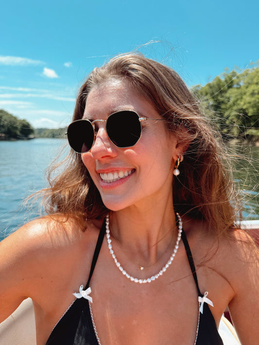 Darcy Pearl Single Strand Necklace