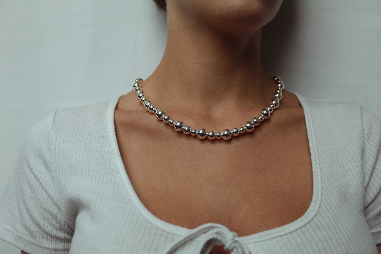 Kris Bead Necklace - Droplet Pattern