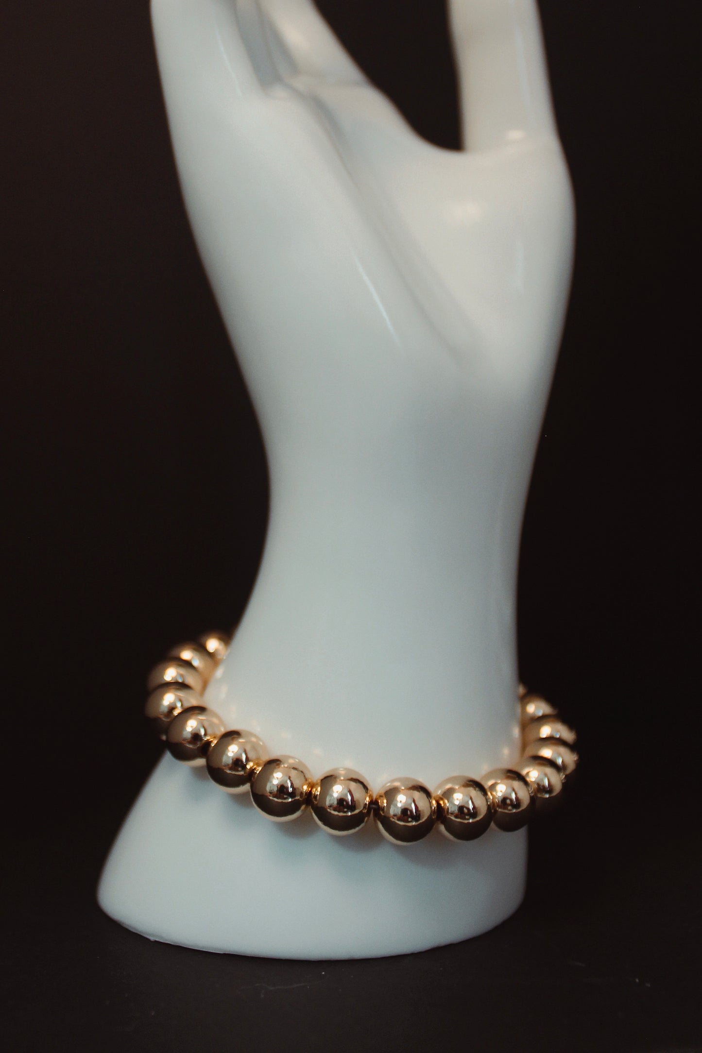 Gold Kris Bead Bracelet